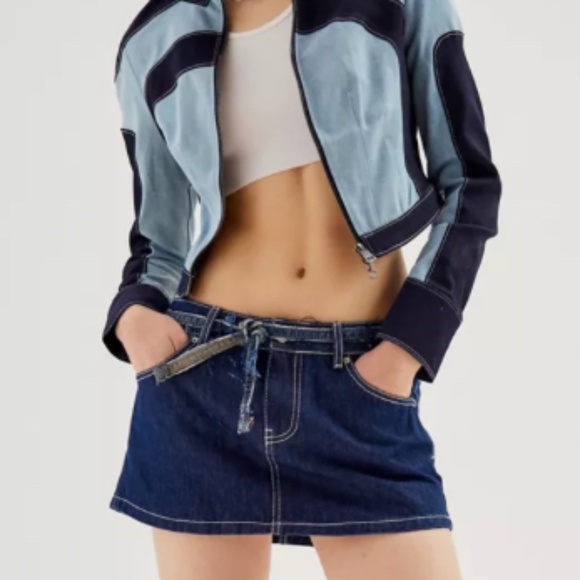 NWT BDG Torreto Colorblock Denim Jacket from Urban Outfitters - Picture 10 of 12